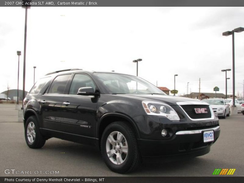 Carbon Metallic / Brick 2007 GMC Acadia SLT AWD