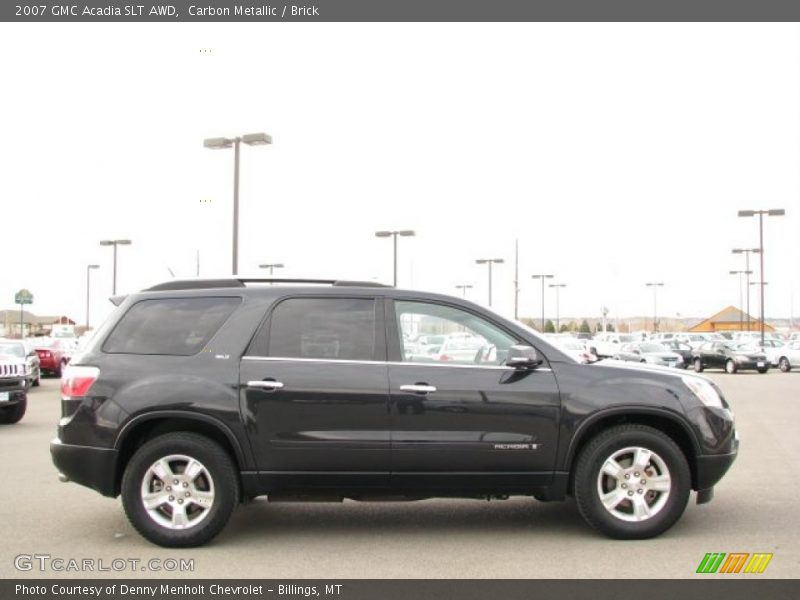 Carbon Metallic / Brick 2007 GMC Acadia SLT AWD