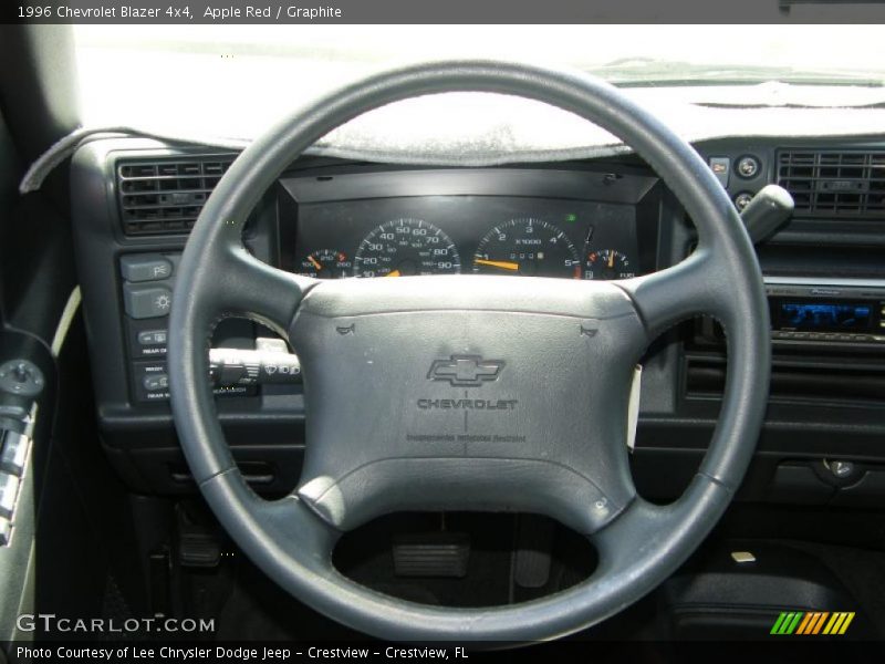 Apple Red / Graphite 1996 Chevrolet Blazer 4x4