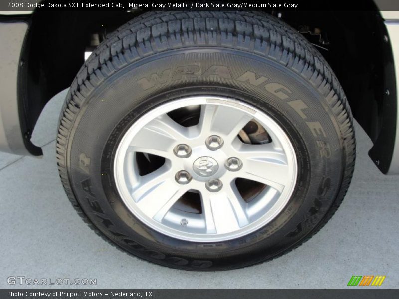 Mineral Gray Metallic / Dark Slate Gray/Medium Slate Gray 2008 Dodge Dakota SXT Extended Cab