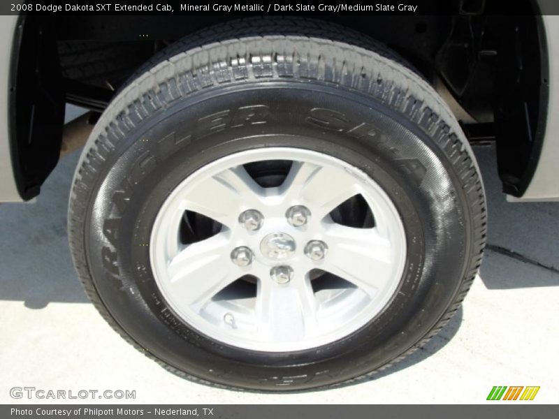 Mineral Gray Metallic / Dark Slate Gray/Medium Slate Gray 2008 Dodge Dakota SXT Extended Cab