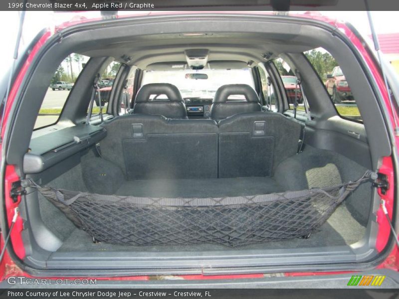 Apple Red / Graphite 1996 Chevrolet Blazer 4x4