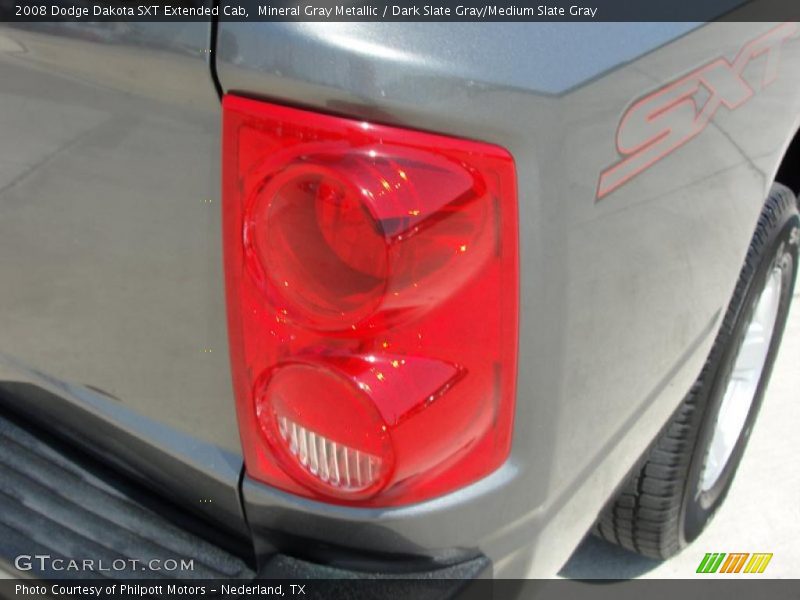 Mineral Gray Metallic / Dark Slate Gray/Medium Slate Gray 2008 Dodge Dakota SXT Extended Cab