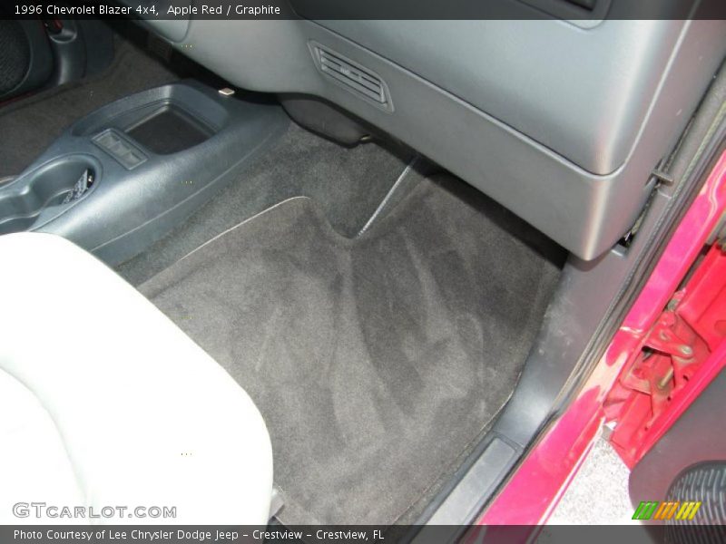 Apple Red / Graphite 1996 Chevrolet Blazer 4x4