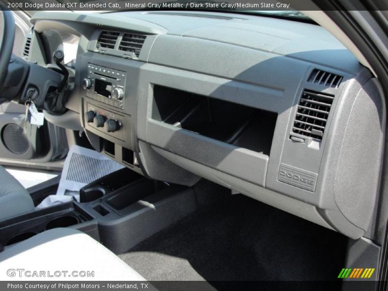 Mineral Gray Metallic / Dark Slate Gray/Medium Slate Gray 2008 Dodge Dakota SXT Extended Cab