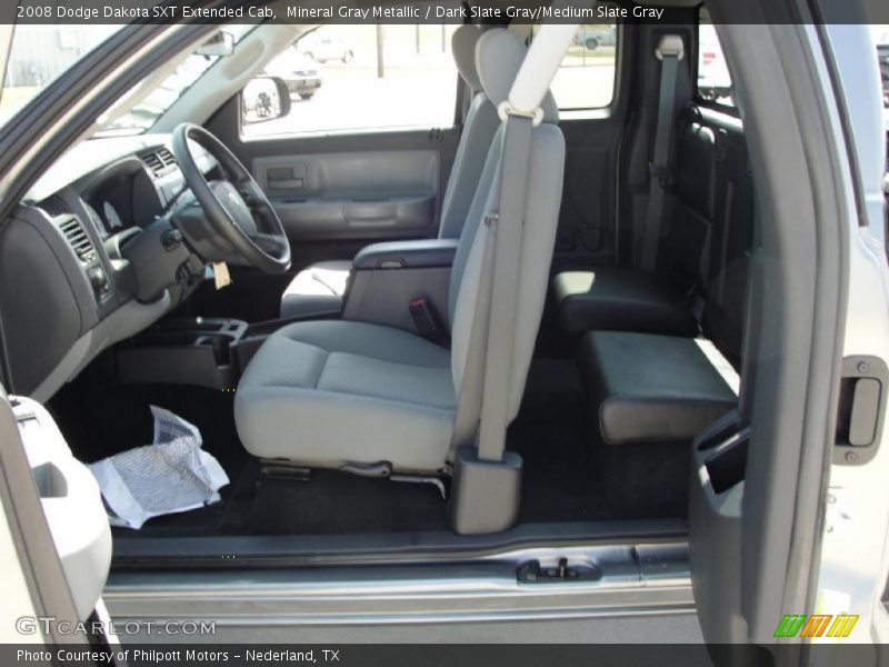 Mineral Gray Metallic / Dark Slate Gray/Medium Slate Gray 2008 Dodge Dakota SXT Extended Cab