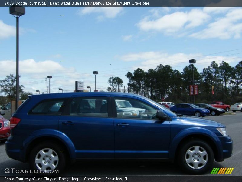 Deep Water Blue Pearl / Dark Slate Gray/Light Graystone 2009 Dodge Journey SE