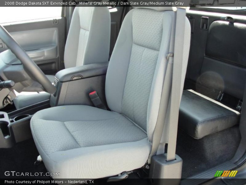 Mineral Gray Metallic / Dark Slate Gray/Medium Slate Gray 2008 Dodge Dakota SXT Extended Cab