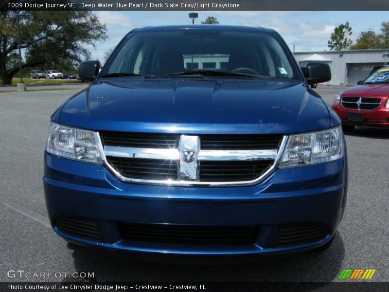 Deep Water Blue Pearl / Dark Slate Gray/Light Graystone 2009 Dodge Journey SE