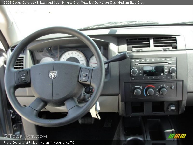 Mineral Gray Metallic / Dark Slate Gray/Medium Slate Gray 2008 Dodge Dakota SXT Extended Cab
