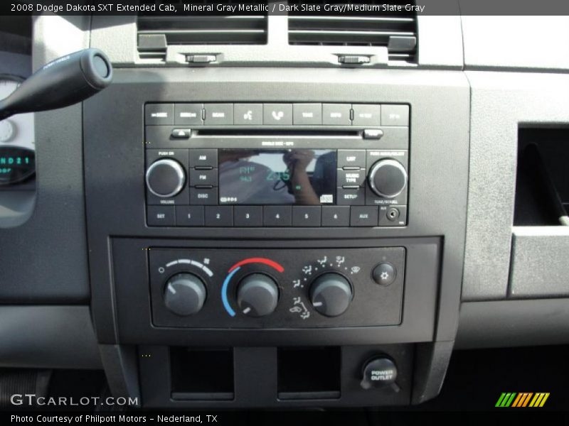 Mineral Gray Metallic / Dark Slate Gray/Medium Slate Gray 2008 Dodge Dakota SXT Extended Cab