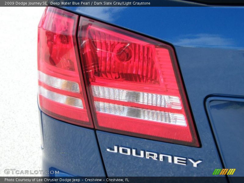 Deep Water Blue Pearl / Dark Slate Gray/Light Graystone 2009 Dodge Journey SE
