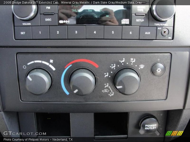 Mineral Gray Metallic / Dark Slate Gray/Medium Slate Gray 2008 Dodge Dakota SXT Extended Cab