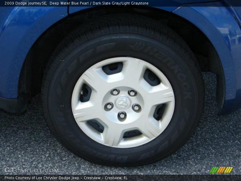 Deep Water Blue Pearl / Dark Slate Gray/Light Graystone 2009 Dodge Journey SE