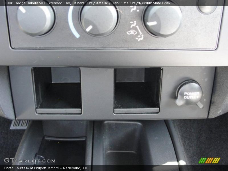 Mineral Gray Metallic / Dark Slate Gray/Medium Slate Gray 2008 Dodge Dakota SXT Extended Cab