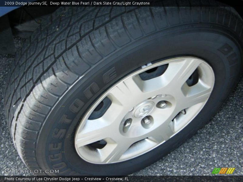 Deep Water Blue Pearl / Dark Slate Gray/Light Graystone 2009 Dodge Journey SE