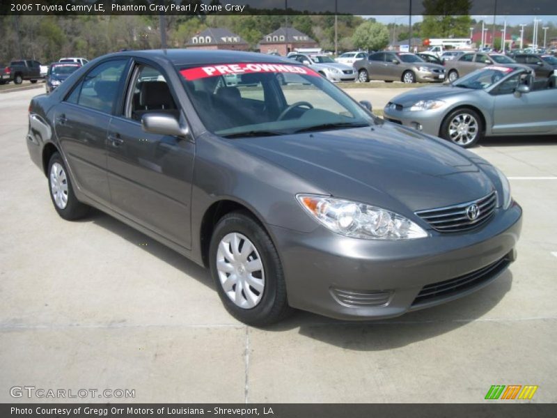 Phantom Gray Pearl / Stone Gray 2006 Toyota Camry LE