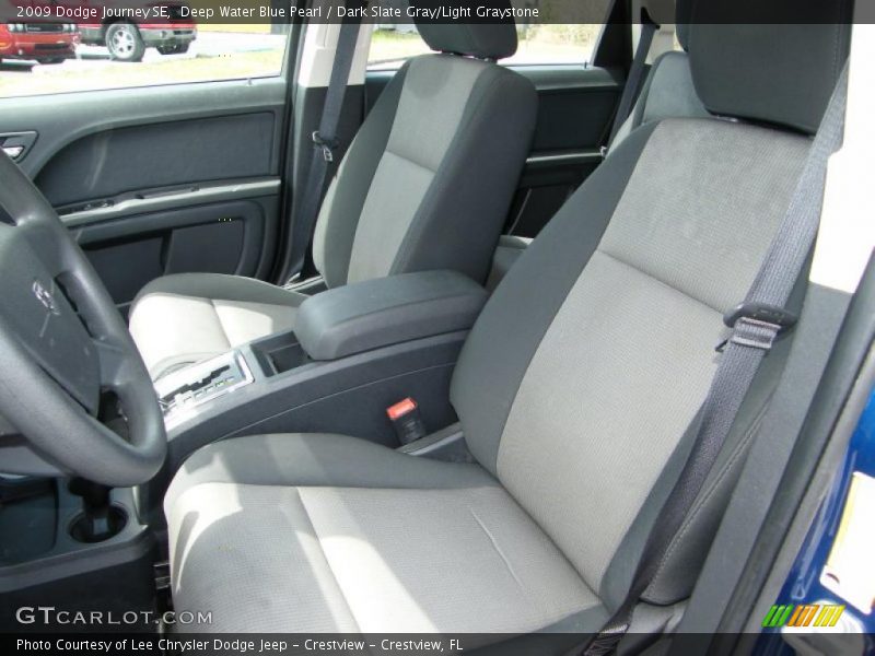 Deep Water Blue Pearl / Dark Slate Gray/Light Graystone 2009 Dodge Journey SE