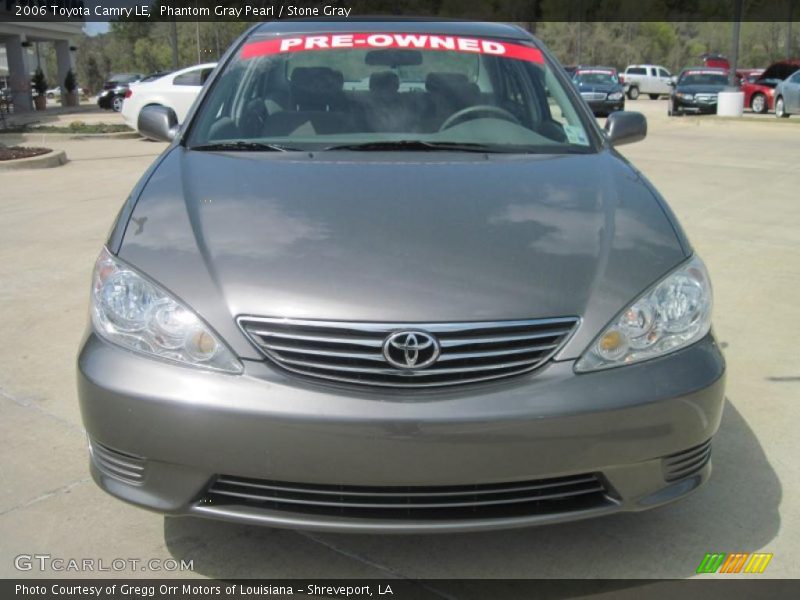 Phantom Gray Pearl / Stone Gray 2006 Toyota Camry LE