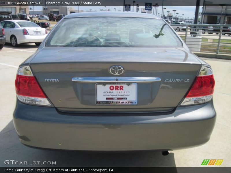 Phantom Gray Pearl / Stone Gray 2006 Toyota Camry LE
