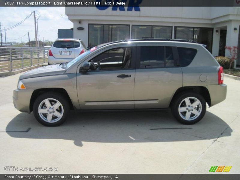 Light Khaki Metallic / Pastel Pebble Beige 2007 Jeep Compass Sport