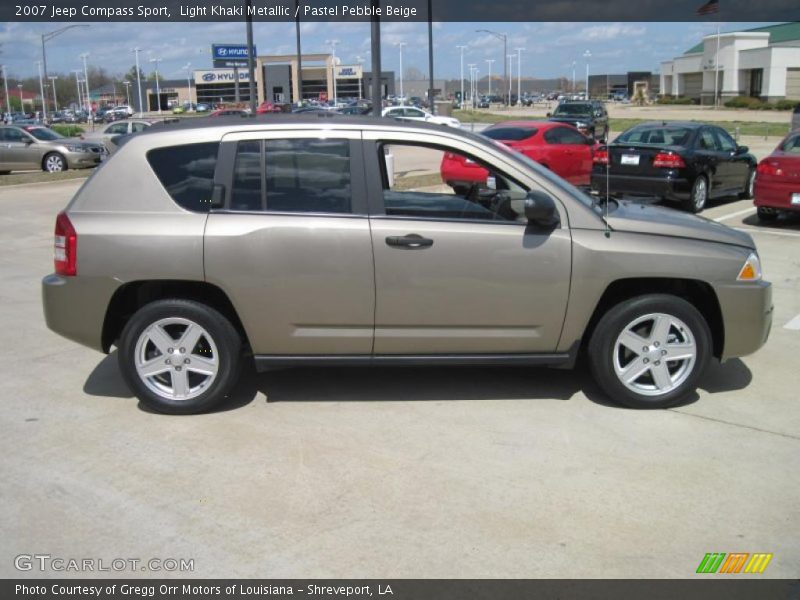 Light Khaki Metallic / Pastel Pebble Beige 2007 Jeep Compass Sport