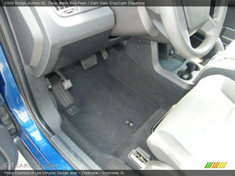 Deep Water Blue Pearl / Dark Slate Gray/Light Graystone 2009 Dodge Journey SE