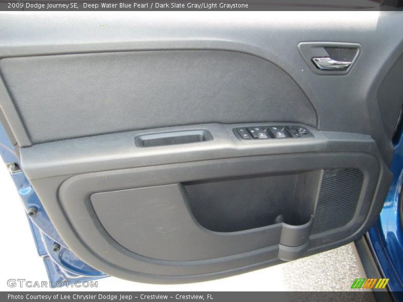 Deep Water Blue Pearl / Dark Slate Gray/Light Graystone 2009 Dodge Journey SE