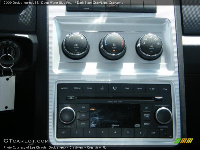 Deep Water Blue Pearl / Dark Slate Gray/Light Graystone 2009 Dodge Journey SE