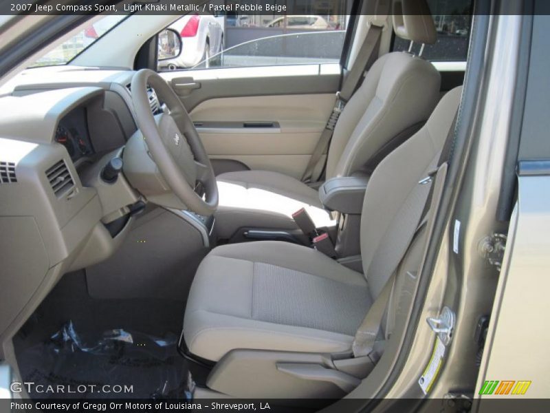 Light Khaki Metallic / Pastel Pebble Beige 2007 Jeep Compass Sport