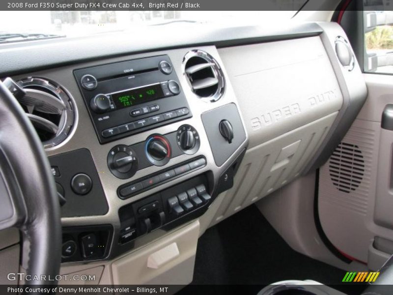 Bright Red / Black 2008 Ford F350 Super Duty FX4 Crew Cab 4x4
