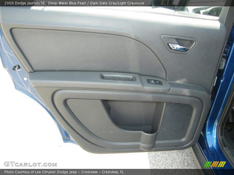 Deep Water Blue Pearl / Dark Slate Gray/Light Graystone 2009 Dodge Journey SE