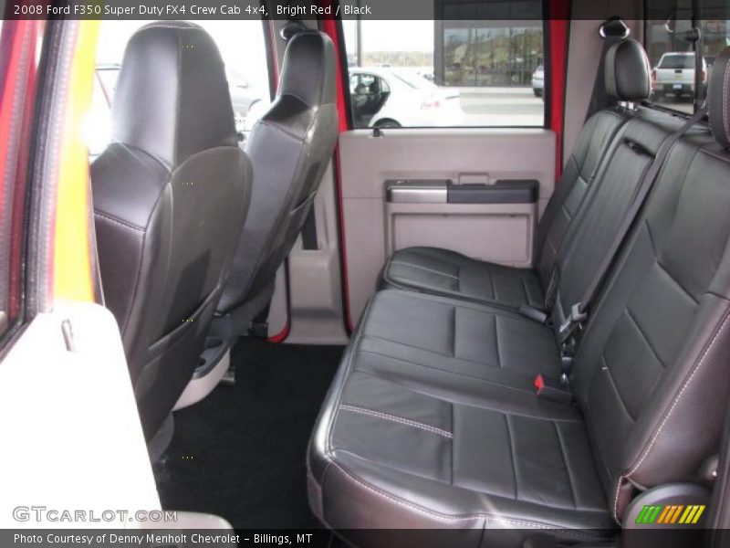 Bright Red / Black 2008 Ford F350 Super Duty FX4 Crew Cab 4x4