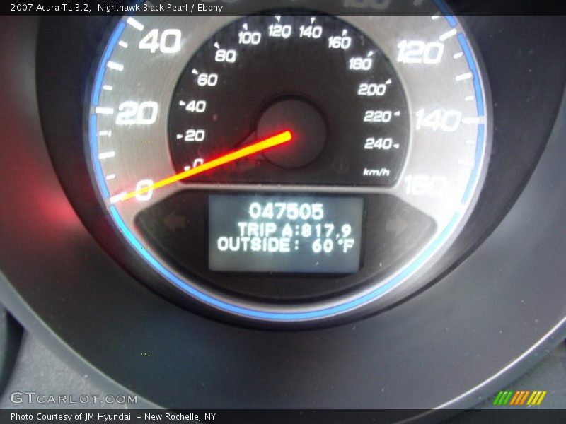 Nighthawk Black Pearl / Ebony 2007 Acura TL 3.2