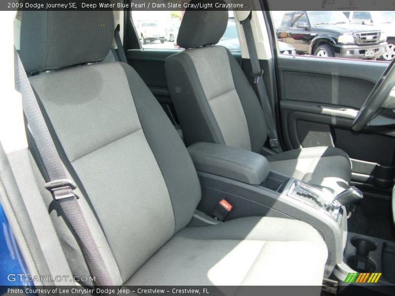 Deep Water Blue Pearl / Dark Slate Gray/Light Graystone 2009 Dodge Journey SE
