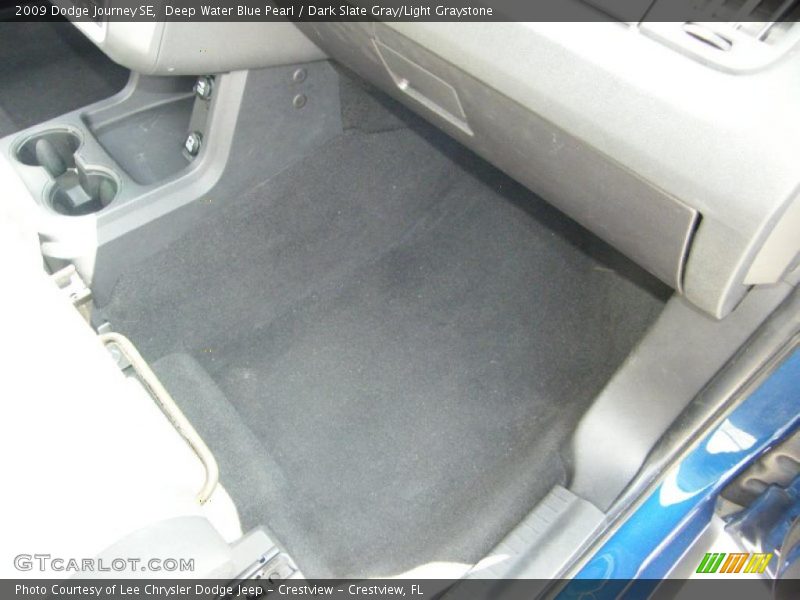 Deep Water Blue Pearl / Dark Slate Gray/Light Graystone 2009 Dodge Journey SE