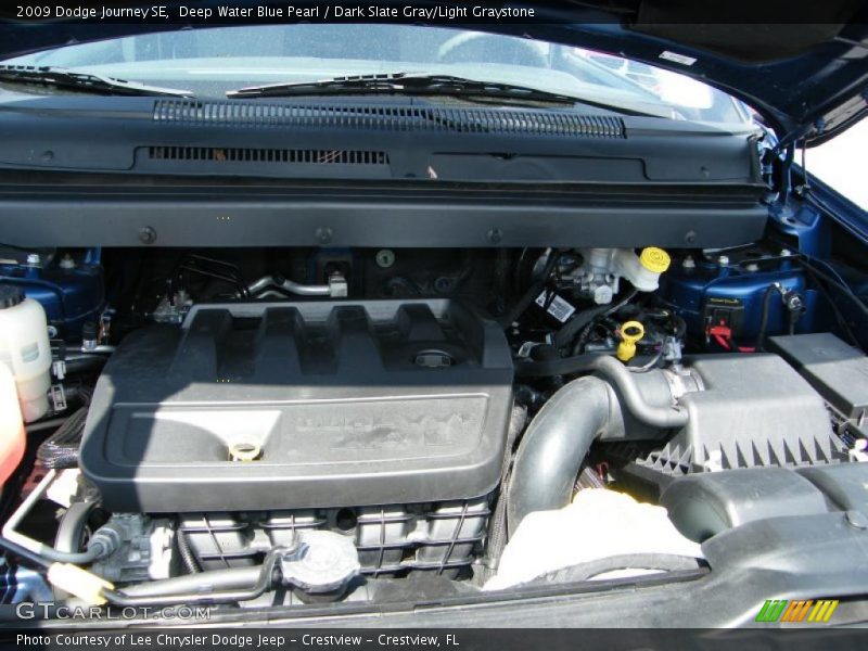 Deep Water Blue Pearl / Dark Slate Gray/Light Graystone 2009 Dodge Journey SE