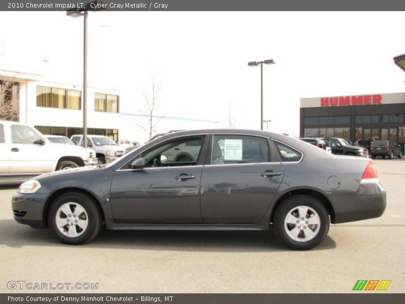 Cyber Gray Metallic / Gray 2010 Chevrolet Impala LT