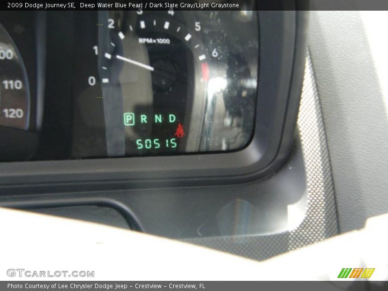 Deep Water Blue Pearl / Dark Slate Gray/Light Graystone 2009 Dodge Journey SE