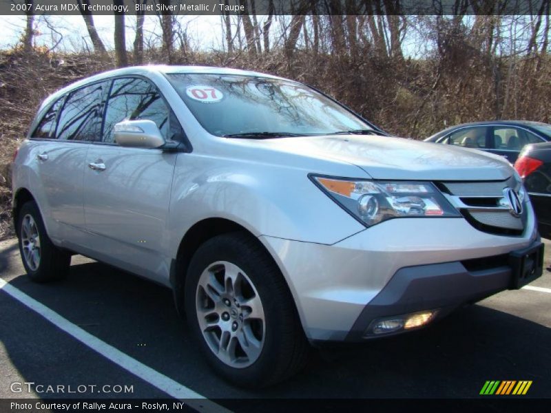 Billet Silver Metallic / Taupe 2007 Acura MDX Technology
