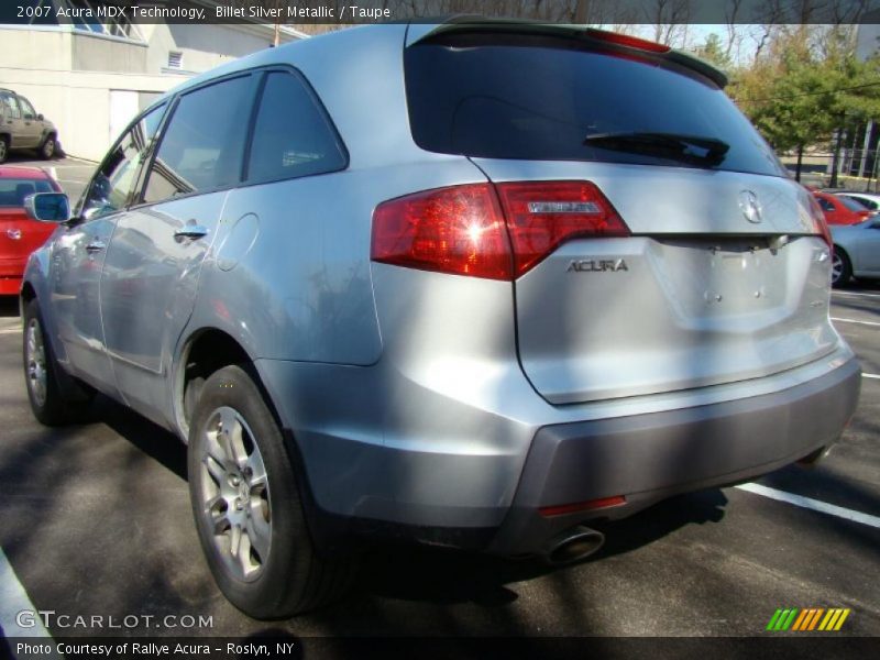 Billet Silver Metallic / Taupe 2007 Acura MDX Technology