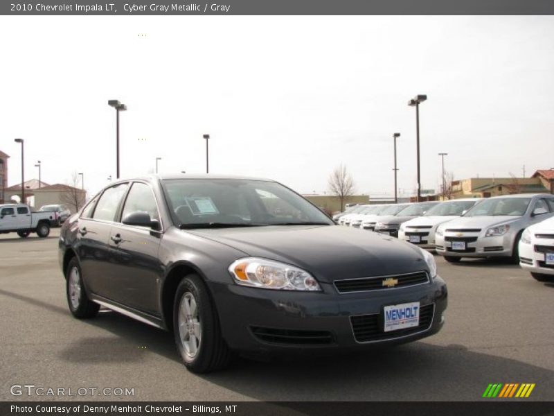 Cyber Gray Metallic / Gray 2010 Chevrolet Impala LT