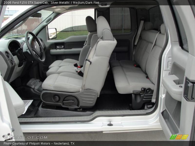 Silver Metallic / Medium/Dark Flint 2006 Ford F150 STX SuperCab