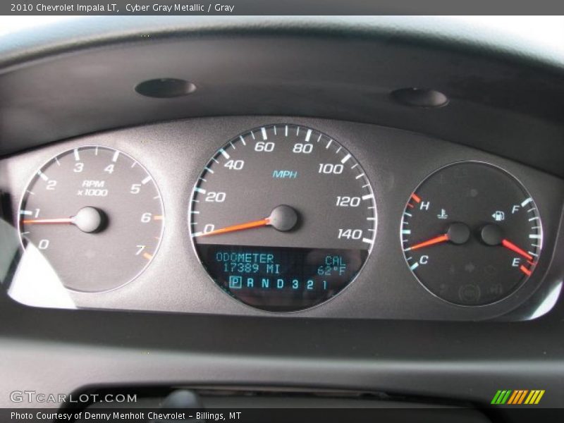 Cyber Gray Metallic / Gray 2010 Chevrolet Impala LT