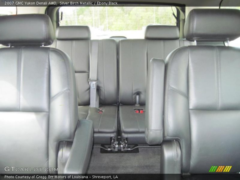 Silver Birch Metallic / Ebony Black 2007 GMC Yukon Denali AWD