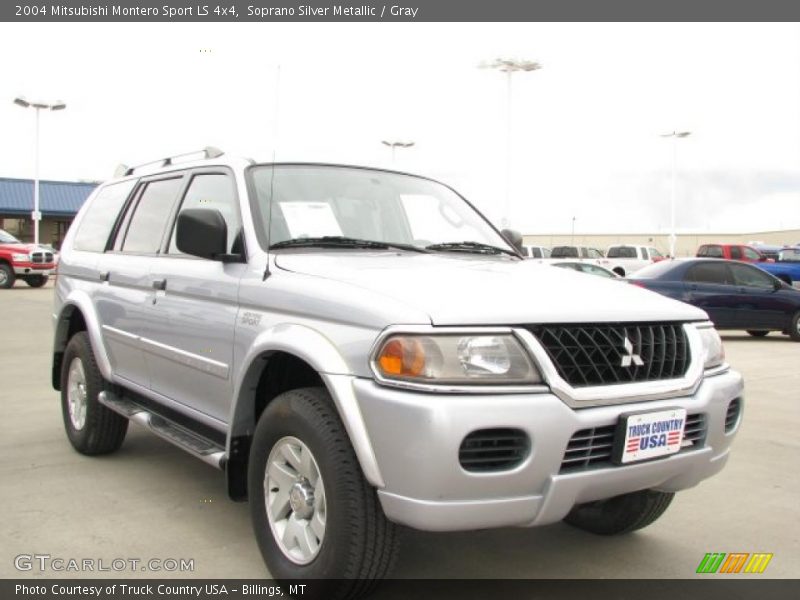 Soprano Silver Metallic / Gray 2004 Mitsubishi Montero Sport LS 4x4