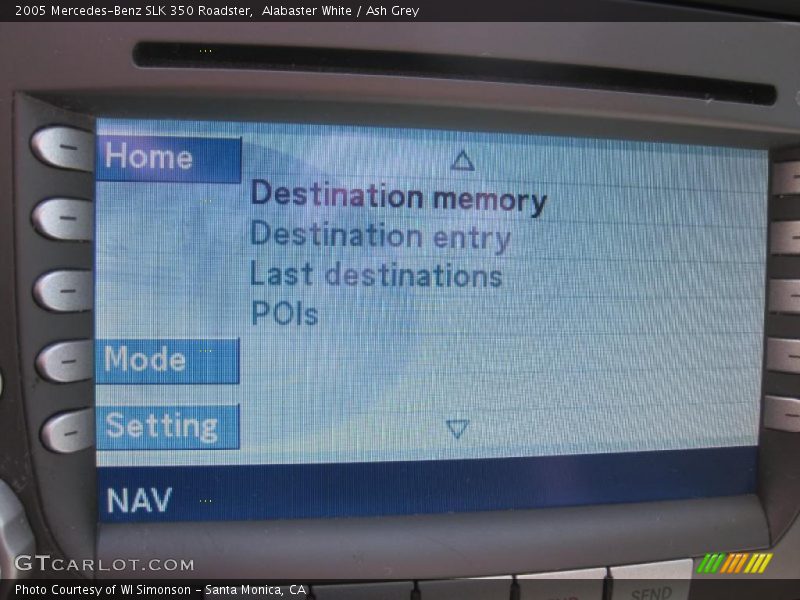 Alabaster White / Ash Grey 2005 Mercedes-Benz SLK 350 Roadster