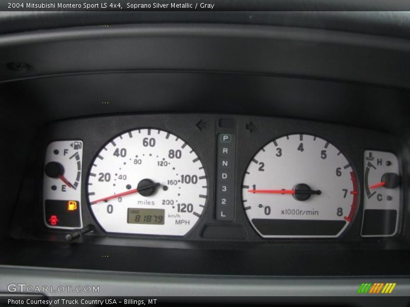 Soprano Silver Metallic / Gray 2004 Mitsubishi Montero Sport LS 4x4