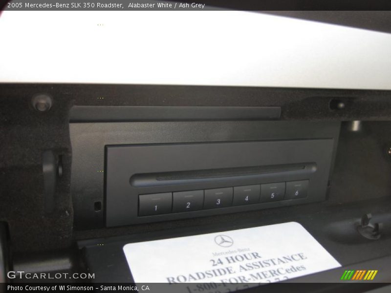 Alabaster White / Ash Grey 2005 Mercedes-Benz SLK 350 Roadster