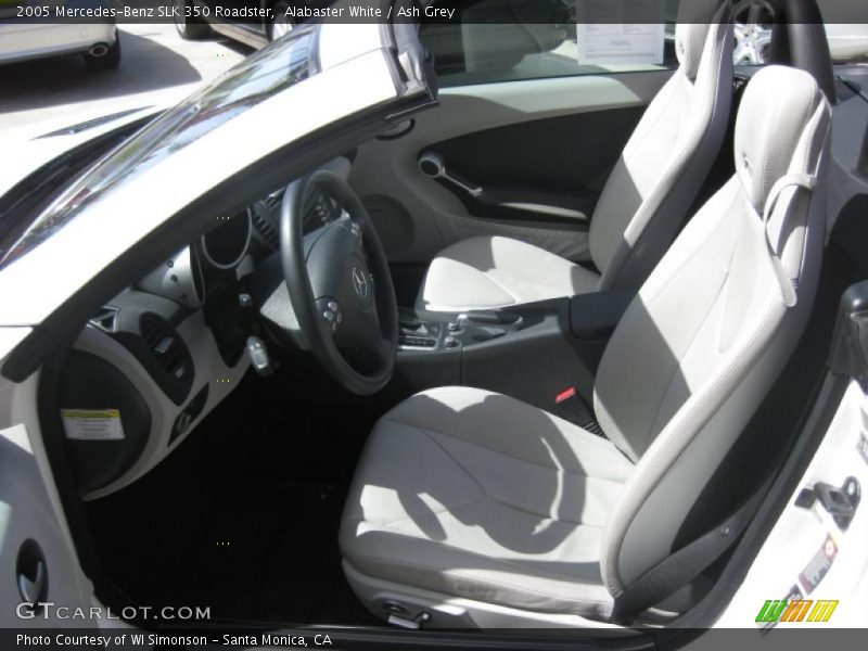 Alabaster White / Ash Grey 2005 Mercedes-Benz SLK 350 Roadster